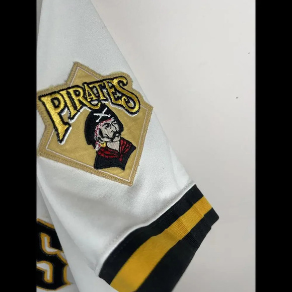Vintage Pittsburgh Pirates Rawlings Authentic Jersey Size 48 - Picture 7 of 9